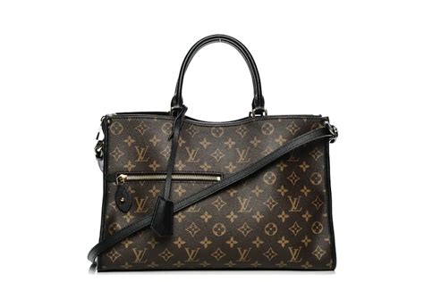 Louis Vuitton Tote Popincourt Monogram MM Noir Black 